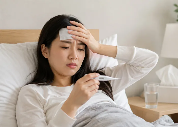 열이 나고 몸살 기운이 있을 때